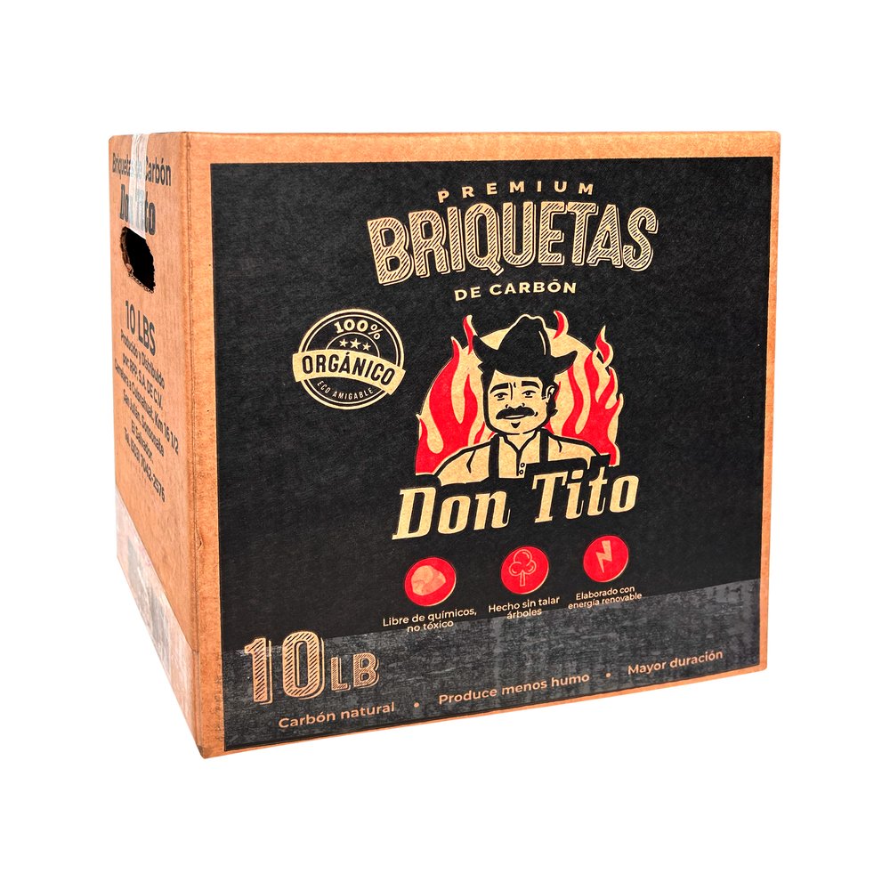 Briquetas de carbon para barbacoa 10 libras