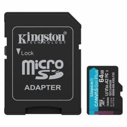Memoria Micro Sd 64Gb Kingston Sdcg4/64Gb Clase 10 Uhs-I V30 20