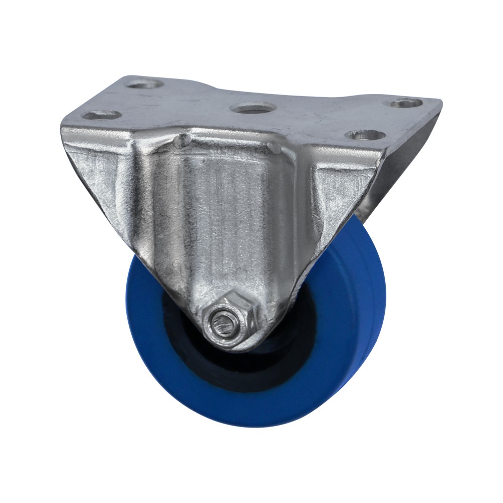 Rodo fijo 50 mm rueda hule azul 50 kg