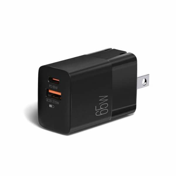 Argom Cargador de pared USB-C/USB negro