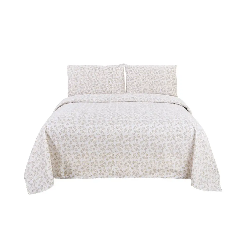 Set de Sábana Quattro King Beige QTTBSSEK10