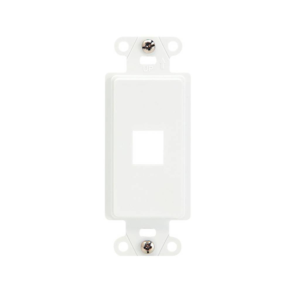 Soporte placa 1 salida blanco
