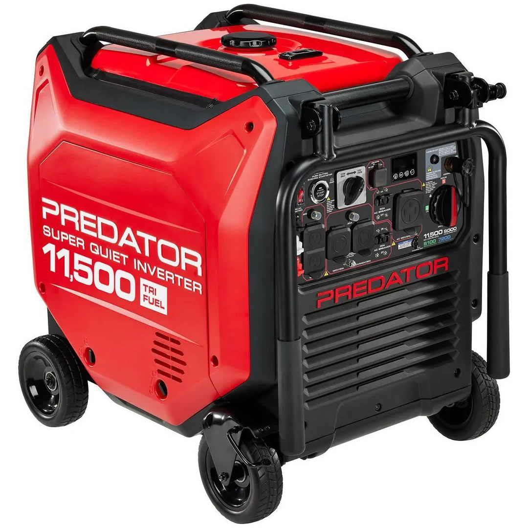 Generador silencioso 11500/9000W 120/240V (reacondicionado)
