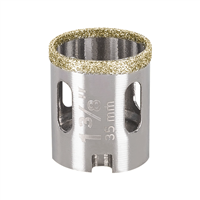 Broca Sierra Diamantada para Azulejo 1 3/8" Truper
