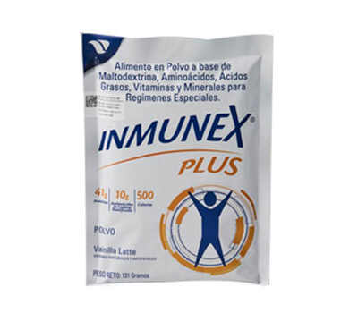 ENTEREX IMMUNEX PLUS FORMULA ENTERAL INMUNOMODULADORA 131 G