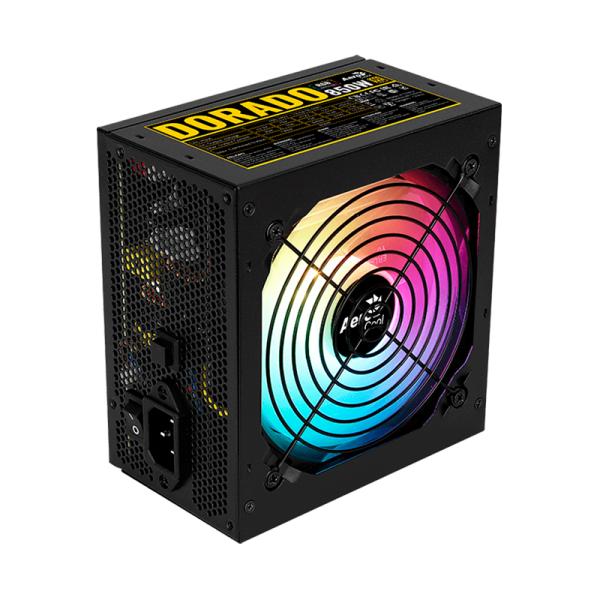 Fuente de Poder Aerocool Dorado 850W 80 Plus Gold No Modular ATX – Negro