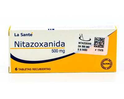 Nitazoxanida Sante 500 mg 6 tabletas