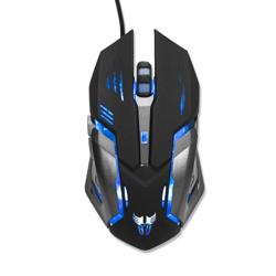 Mouse Argom Gaming Combat Usb, Color Negro Arg-Ms-2040Bk