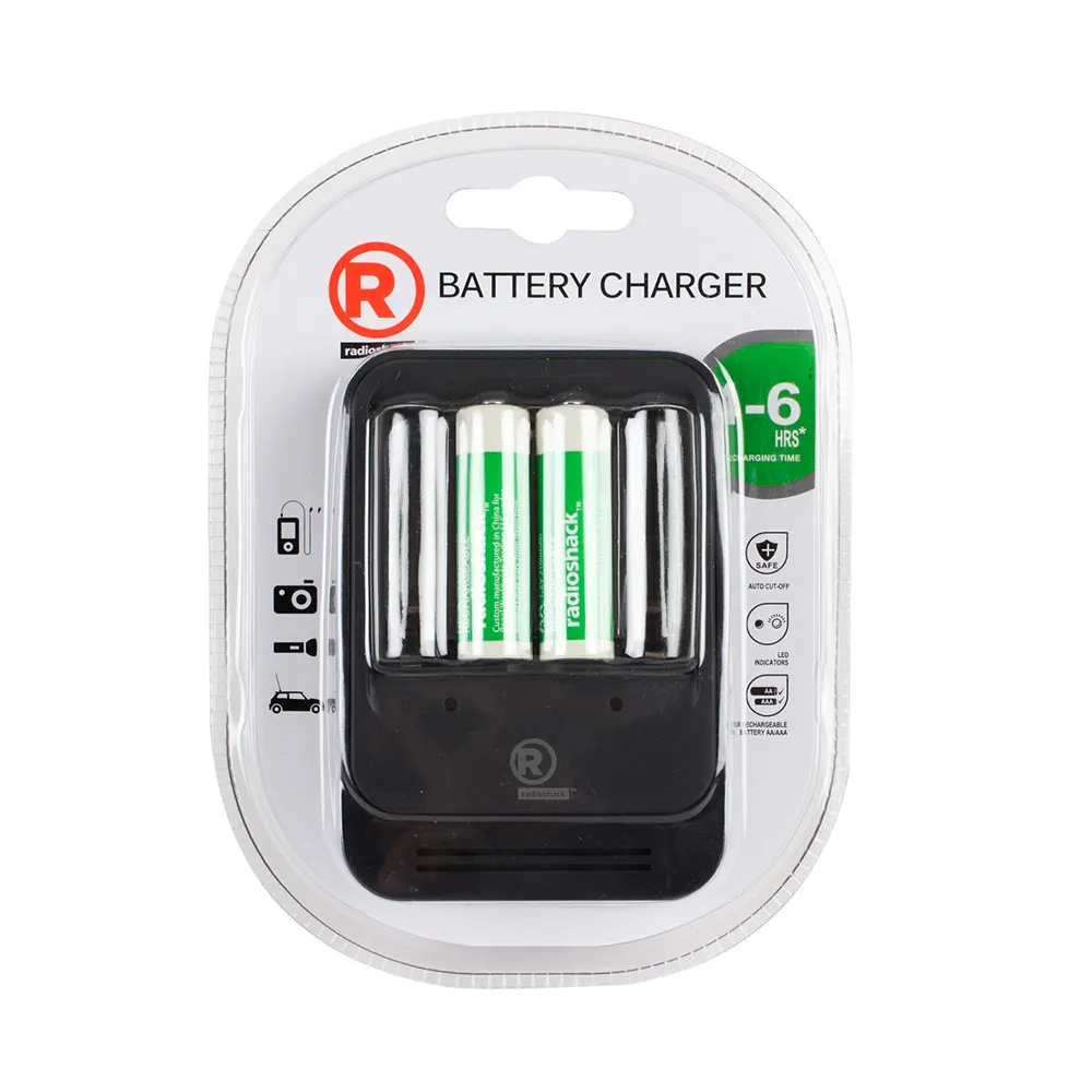 Cargador de baterías RadioShack 2309221 110 a 220 V