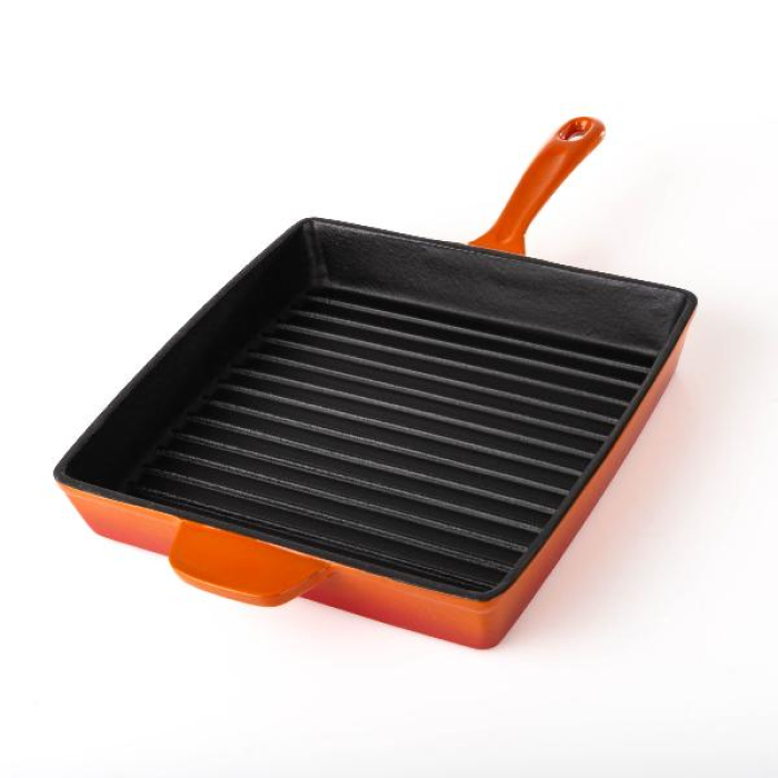 SARTEN ESMALTADO 28CM NARANJA OLD MOUNTAIN