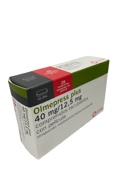 OLMEPRESS PLUS TABLETAS 40 MG/12.5 MG X 28 UNIDAD