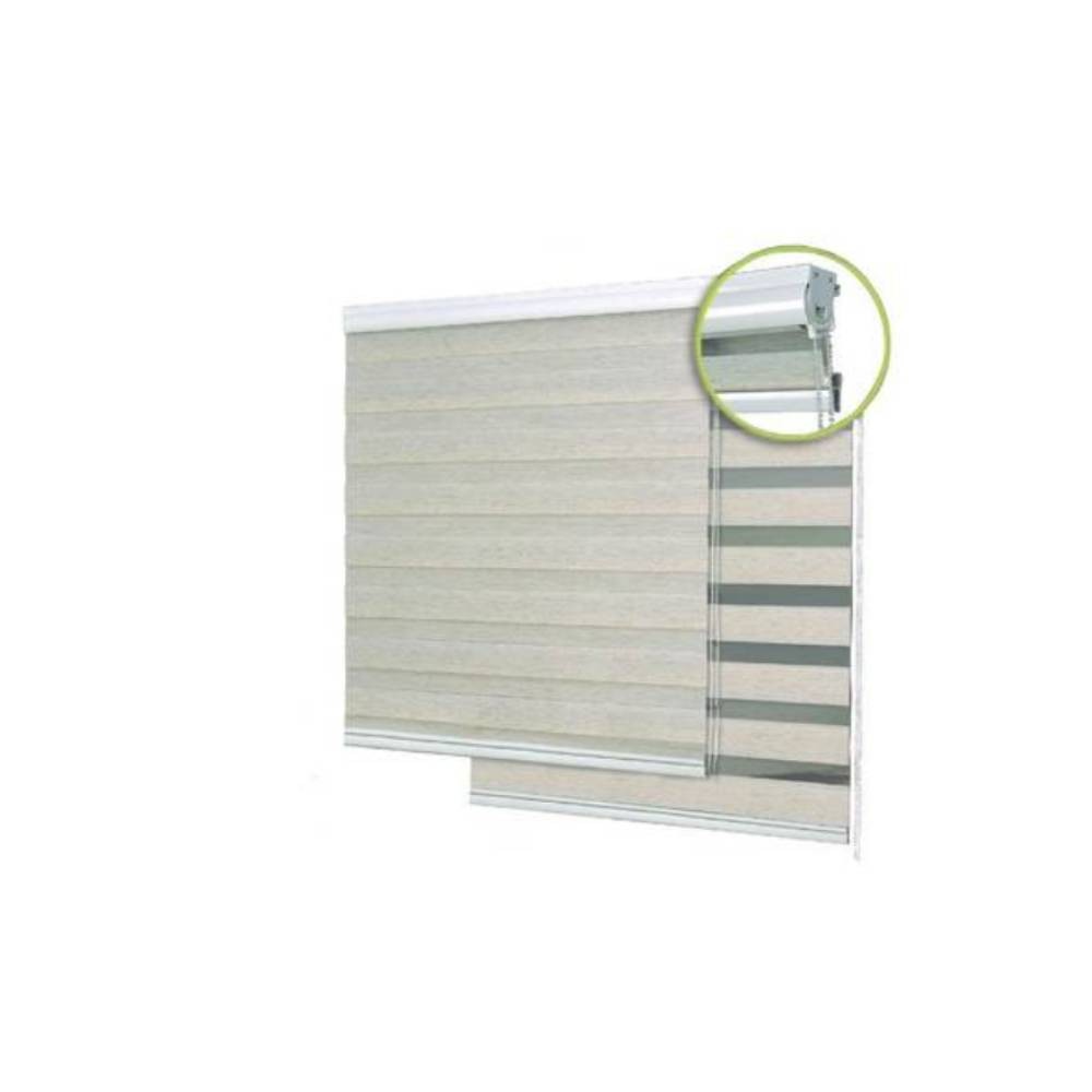 Cortina roller eclipse 110x180 centimetros marmol marfil