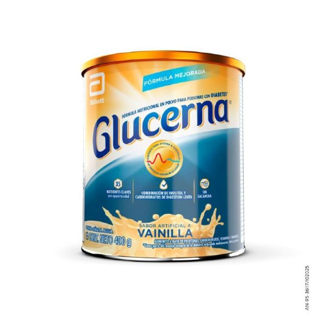 Glucerna vainilla 400 gramos