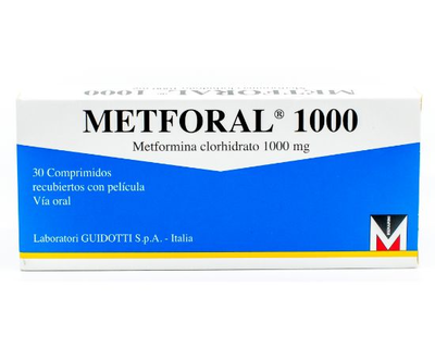 Metforal 1000 mg 30 comprimidos