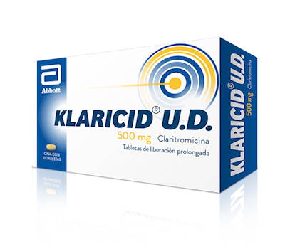 KLARICID UD 500 MG TABLETAS VÍA ORAL