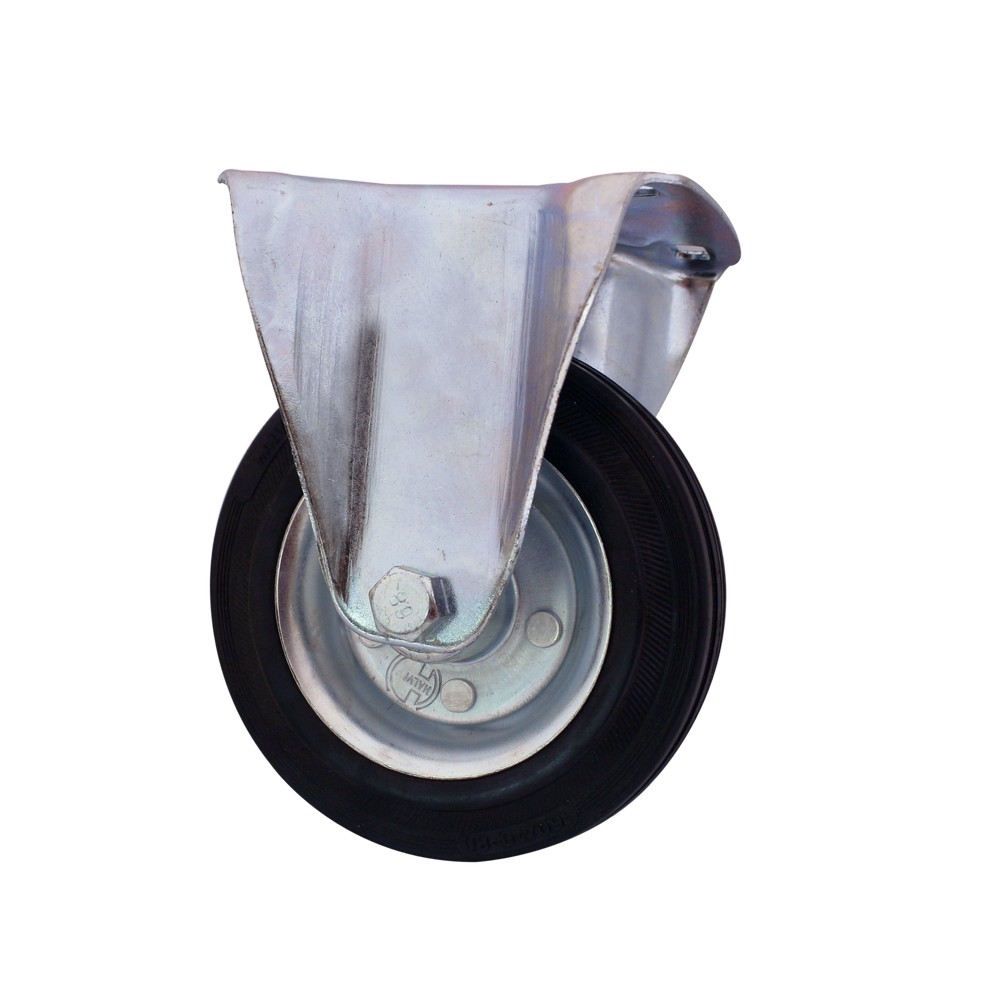 Rodo fijo 160 mm rueda hule