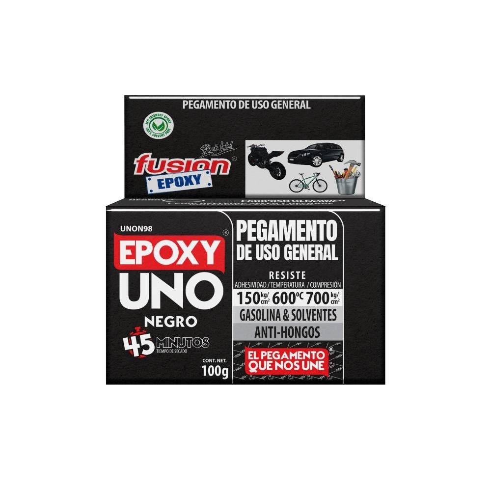 Pegamento epoxico uso general negro 100 g