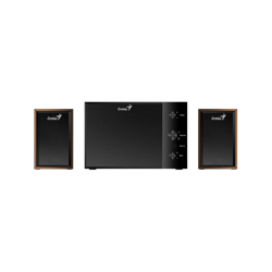 Parlante Genius SW350 2.1 sonido estéreo subwoofer 10W RMS control de volumen