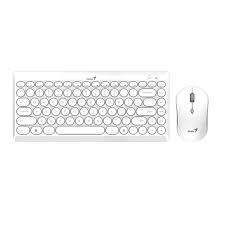 TECLADO Y MOUSE GENIUS LUXEMATE Q8000 INALÁMBRICO 2.4 GHZ ESPAÑOL 31340013410 BLANCO