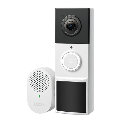 CONTROL DE ACCESO TIMBRE INTELIGENTE TP LINK TAPO D210 CAMARA 2K 3MP WIFI 2.4 GHZ