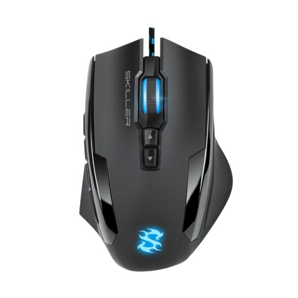 Mouse Sharkoon Gaming RGB Skiller SGM1 10800 DPI Alámbrico USB – Negro