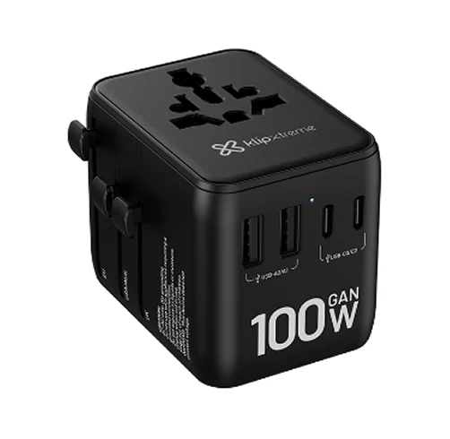 KlipXtreme Cargador Universal KlipXtreme Uni 100 – All in One 100W – Negro