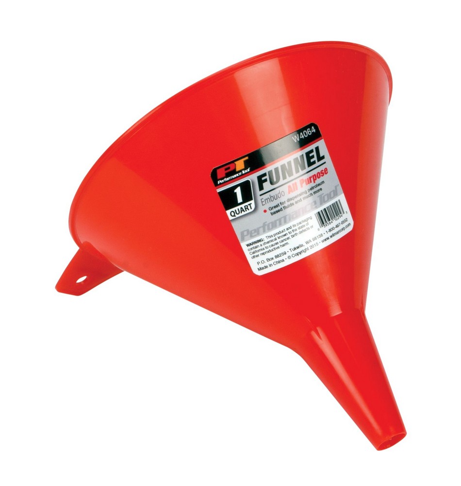 Embudo plastico 1 qt