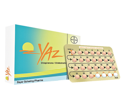 YAZ TABLETAS VIA ORAL