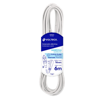 Extension Electrica Blanca 6.1 m 13 A Volteck