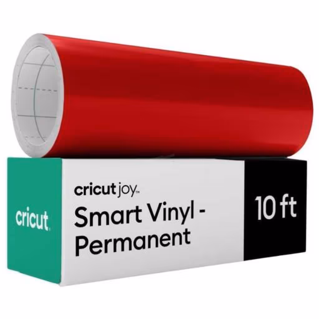 CRICUT VINIL SMART permanente Joy rojo 5.5” x 10 ft