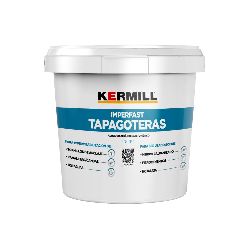 Pasta tapagoteras interfast blanco 1-16 gal