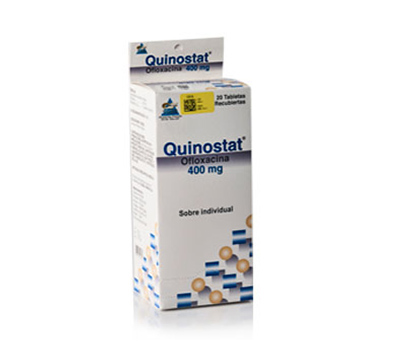 QUINOSTAT 400 mg x 20 TABLETAS