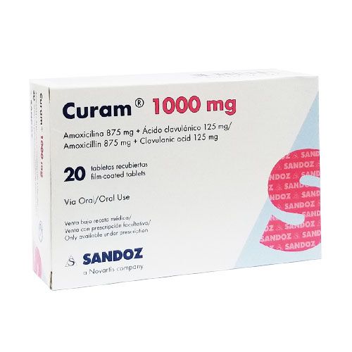 CURAM 1000 MG X 20 TABS
