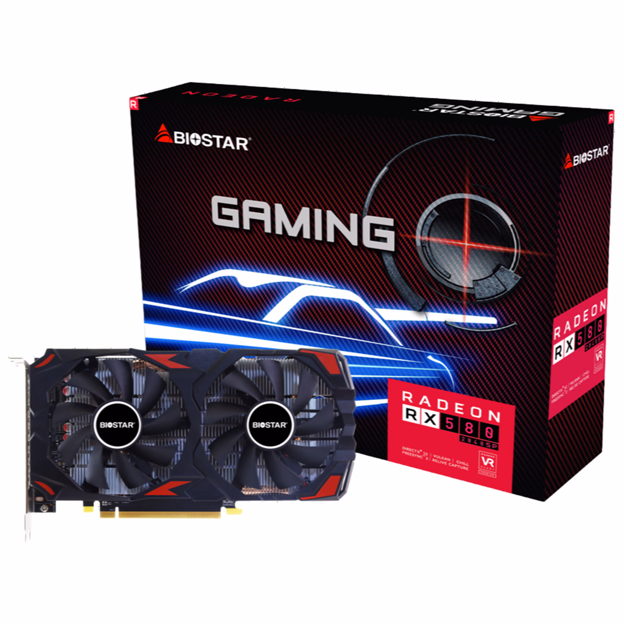 TARJETA DE VIDEO BIOSTAR RX-580 8GB