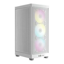 CASE GAMING RGB CORSAIR 3000D AIRFLOW MID TOWER VENTILADORES 3 DE 120MM CON VIDRIO LATERAL Y MALLA FRONTAL CC-9011256-WW BLANCO