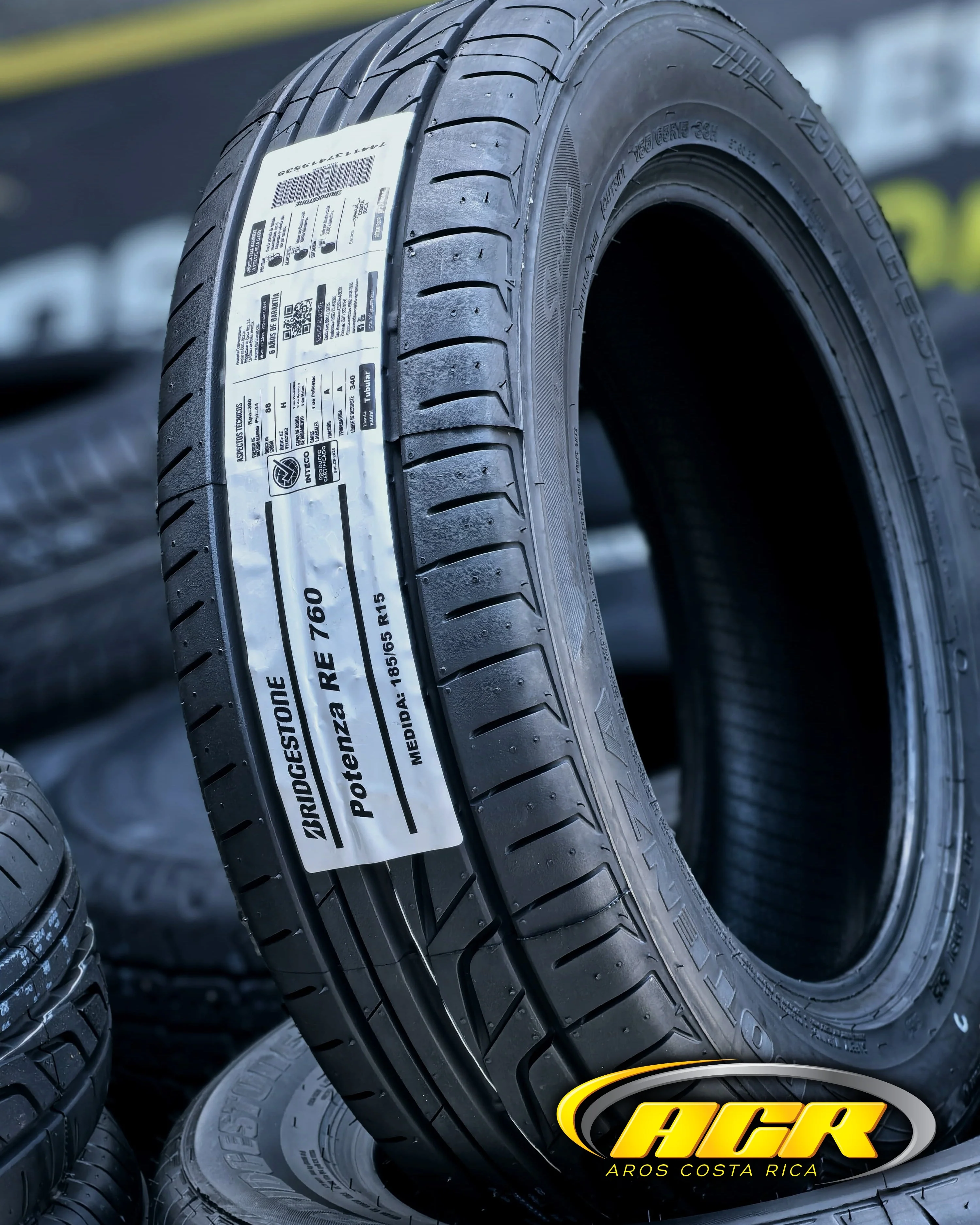 185/65R15 Bridgestone Potenza RE760 Sport