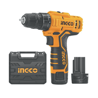 Taladro Inalambrico 3/8" 12V Estuche 2 Baterias Ingco
