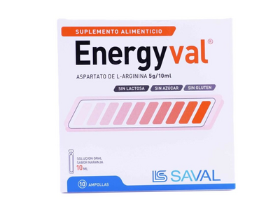 Energyval, 5 g/10 ml, 1 ampolla bebible