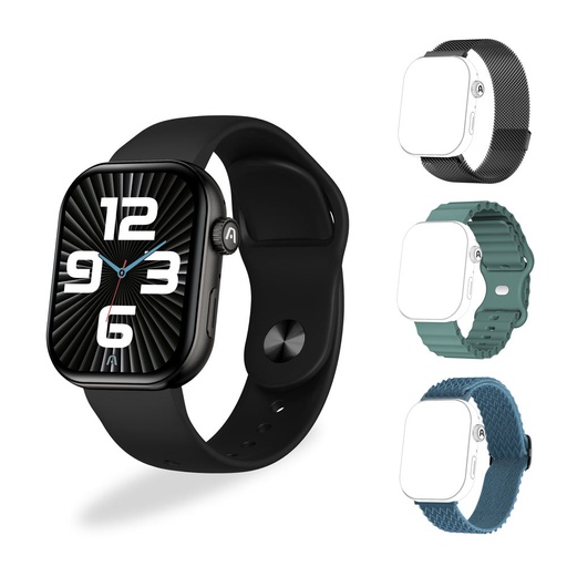 ARGOM RELOJ INTELIGENTE ARG-WT-6040BK