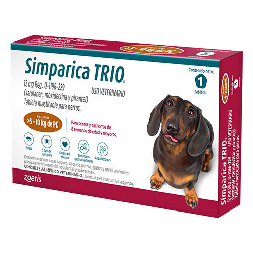 SIMPARICA TRIO 12 MG X 1 TAB