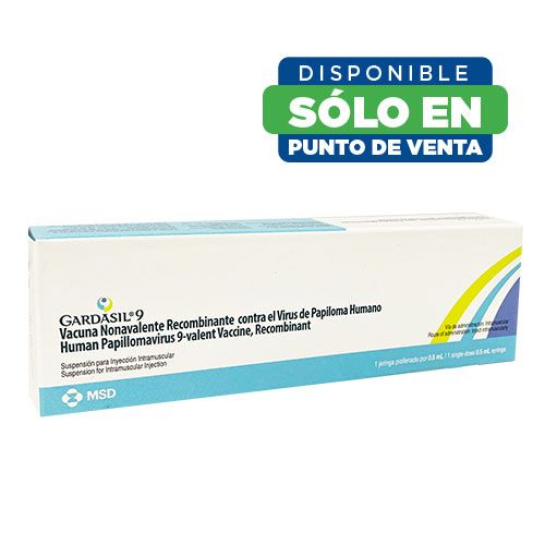 GARDASIL9 0.5ML 1DOSE SYR CEN/