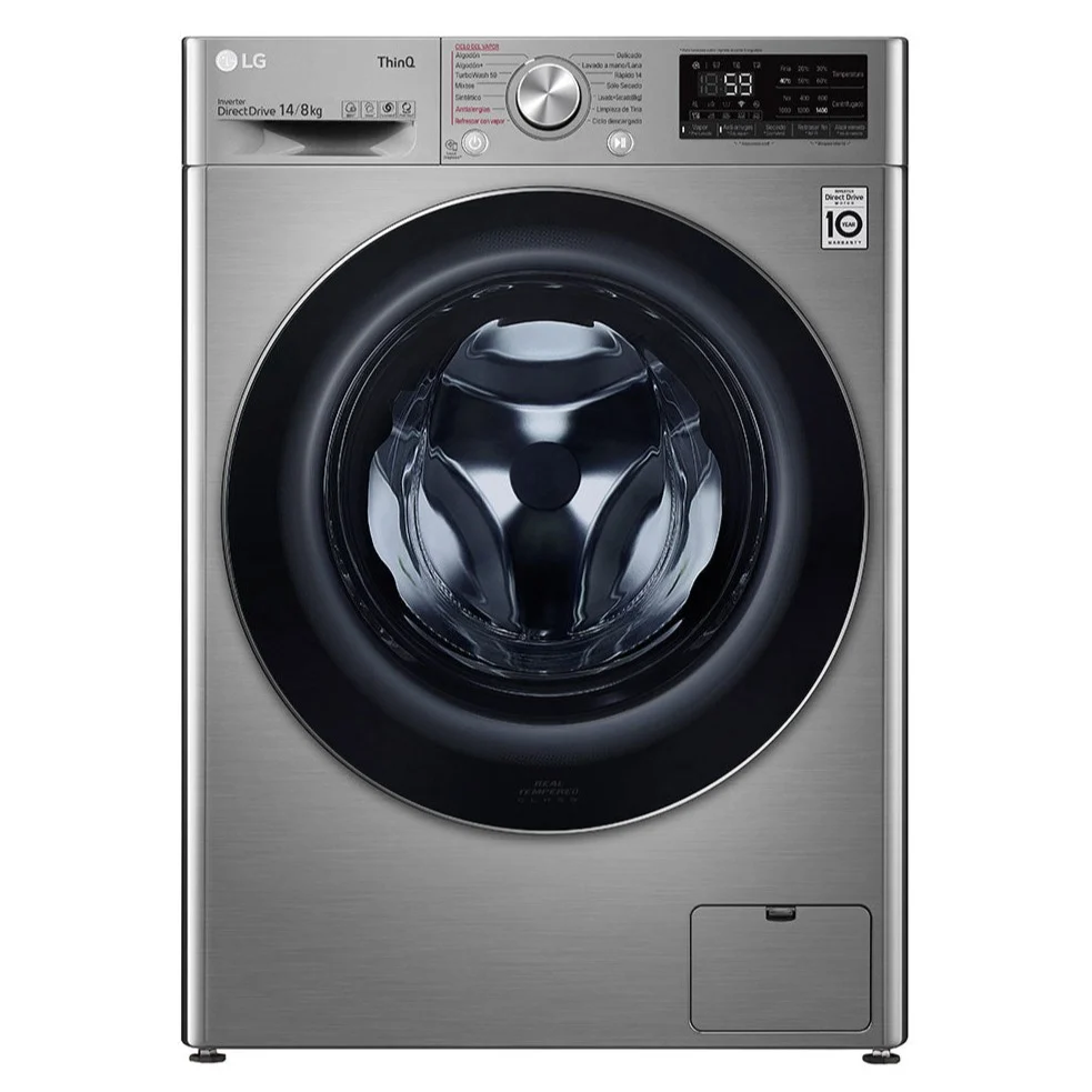 Lavadora Secadora LG WD14VV3S6C | 2 en 1 | Eléctrica | Inverter | 14 Kg | Carga Frontal