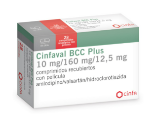 Cinfaval BCC Plus, 10mg/160mg/12,5mg, 28 comprimidos