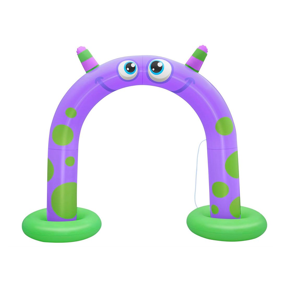 Tubo aspersor monstruo morado pvc 244x84x198cm