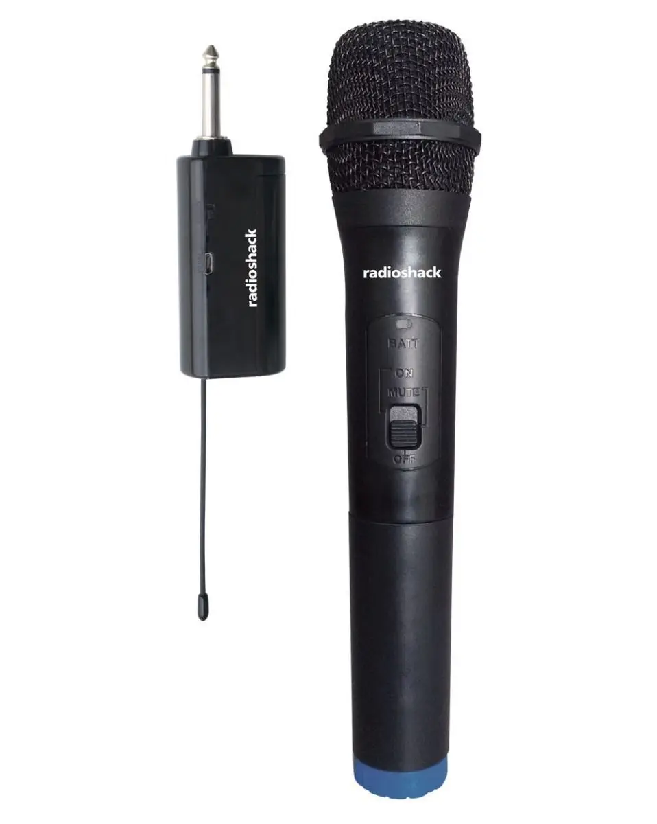 Micrófono inalámbrico RadioShack 3202717 Negro