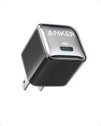Cargador Anker Zolo USB-C 20W PIQ 3.0 Sin Cable, Color Negro
