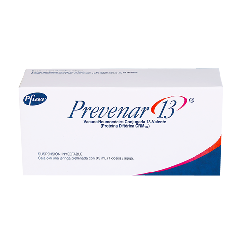 PREVENAR 13 V PEDIATRICO-ADULTO 0.5 ML