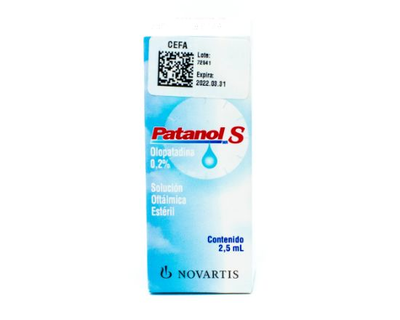 Patanol S solucion oftalmica 2.5 ml