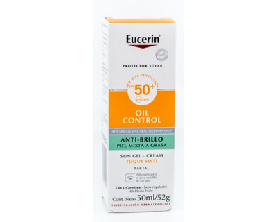 Eucerin protector solar OIL control toque seco 50 ml/52g