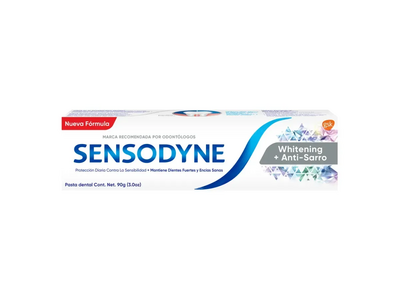 Crema dental Sensodyne Whitenig + Antisarro 90 g